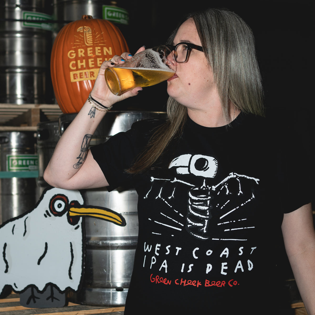 West Coast IPA Is Dead Tee – Green Cheek Beer Co.
