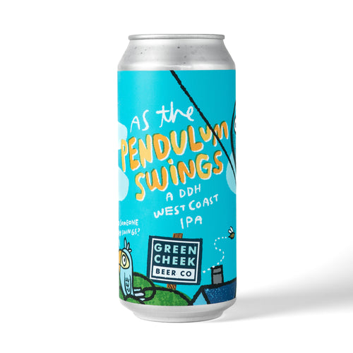 As The Pendulum Swings 4pk $18 // DDH West Coast IPA w/ Mosaic, Citra Cryo, Krush Cryo, & Riwaka Hop Kief, 7.2% abv - Canned on 7/10