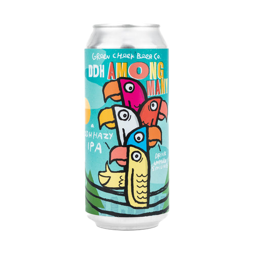 DDH Among Many 4pk $18 // Hazy IPA w/ Nelson, Ekuanot, Motueka, Mosaic, Strata & Sabro, 7.2% abv - Canned on 8/5