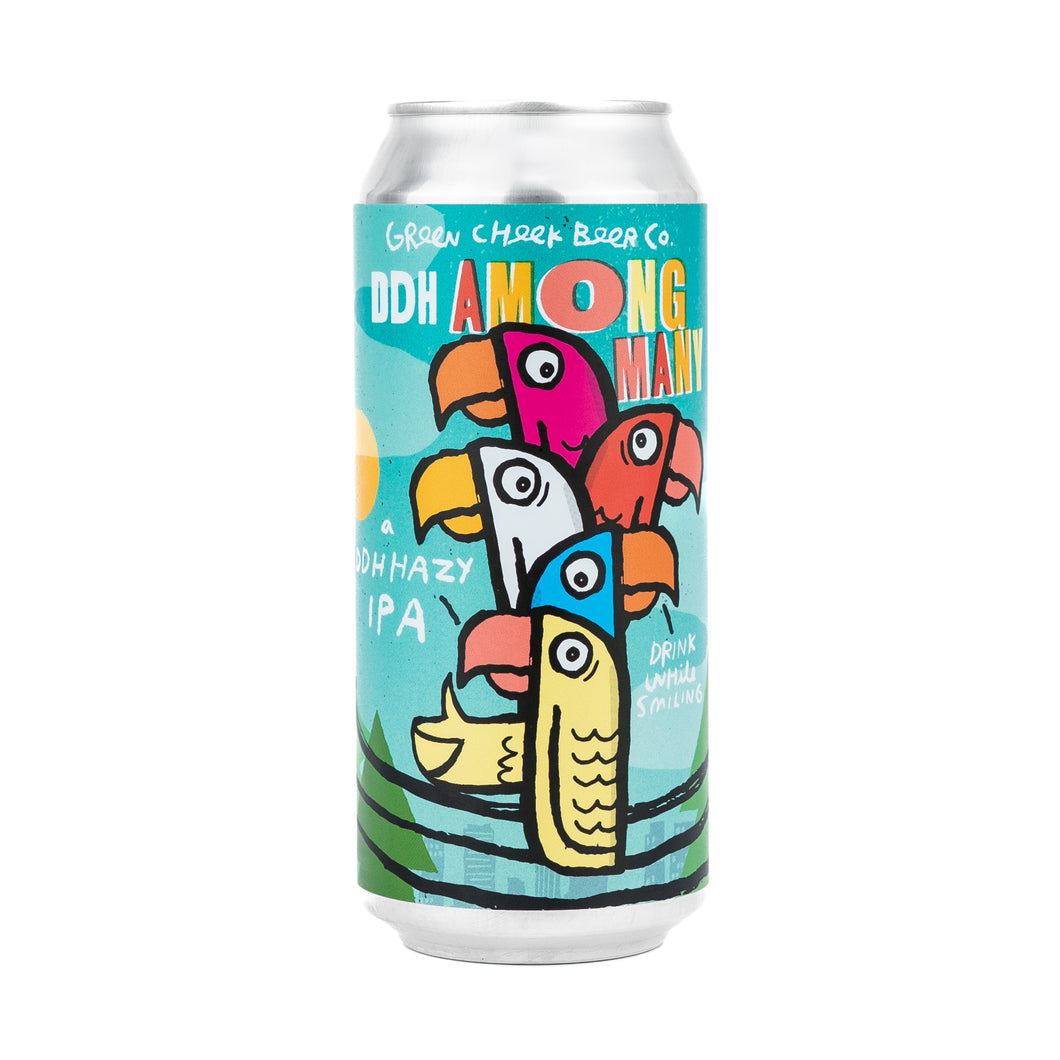 DDH Among Many 4pk $18 // Hazy IPA w/ Nelson, Ekuanot, Motueka, Mosaic, Strata & More..., 7.2% abv - Canned on 3/4