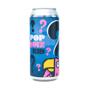 Pop Quiz Kid 4pk $24 // DDH Hazy Triple IPA w/ Mosaic & Motueka, 10.3%abv