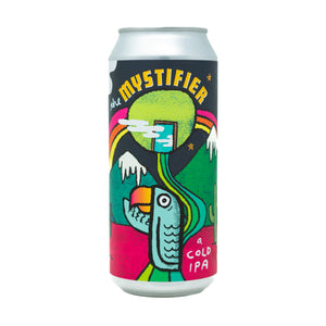 The Mystifier 4pk $16 // A Cold IPA w/ Mosaic, HBC 586 & Citra Incognito, 7.2% abv