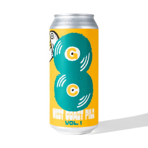 8 Year Vol. 1 - West Coast Pils 4pk $15 // w/ Nelson, Nectaron, Citra, & Krush, 5.4% abv - Canned on 6/17