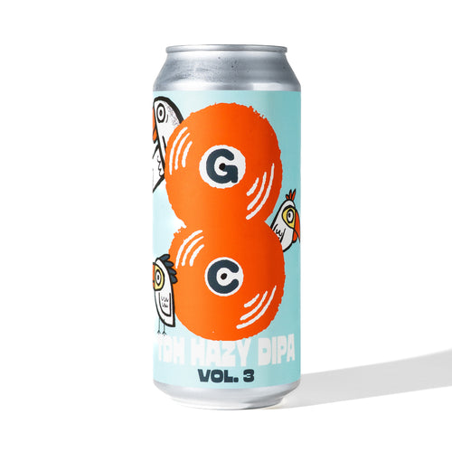 8 Year Vol. 3 - TDH Hazy TIPA 4pk $24 // w/ Citra, Manilita, & Nelson, 8.5% abv - Canned on 6/17
