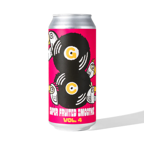 8 Year Vol. 4 - Super Fruited Smoothie 4pk $24 w/ White Peach, Strawberry, Banana, & Tangerine, 6% abv - Canned on 6/19
