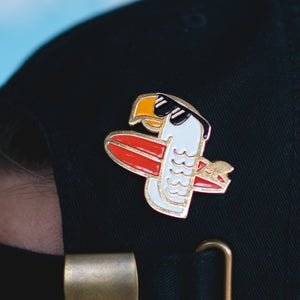 Surfin' Cheeky Enamel Pin