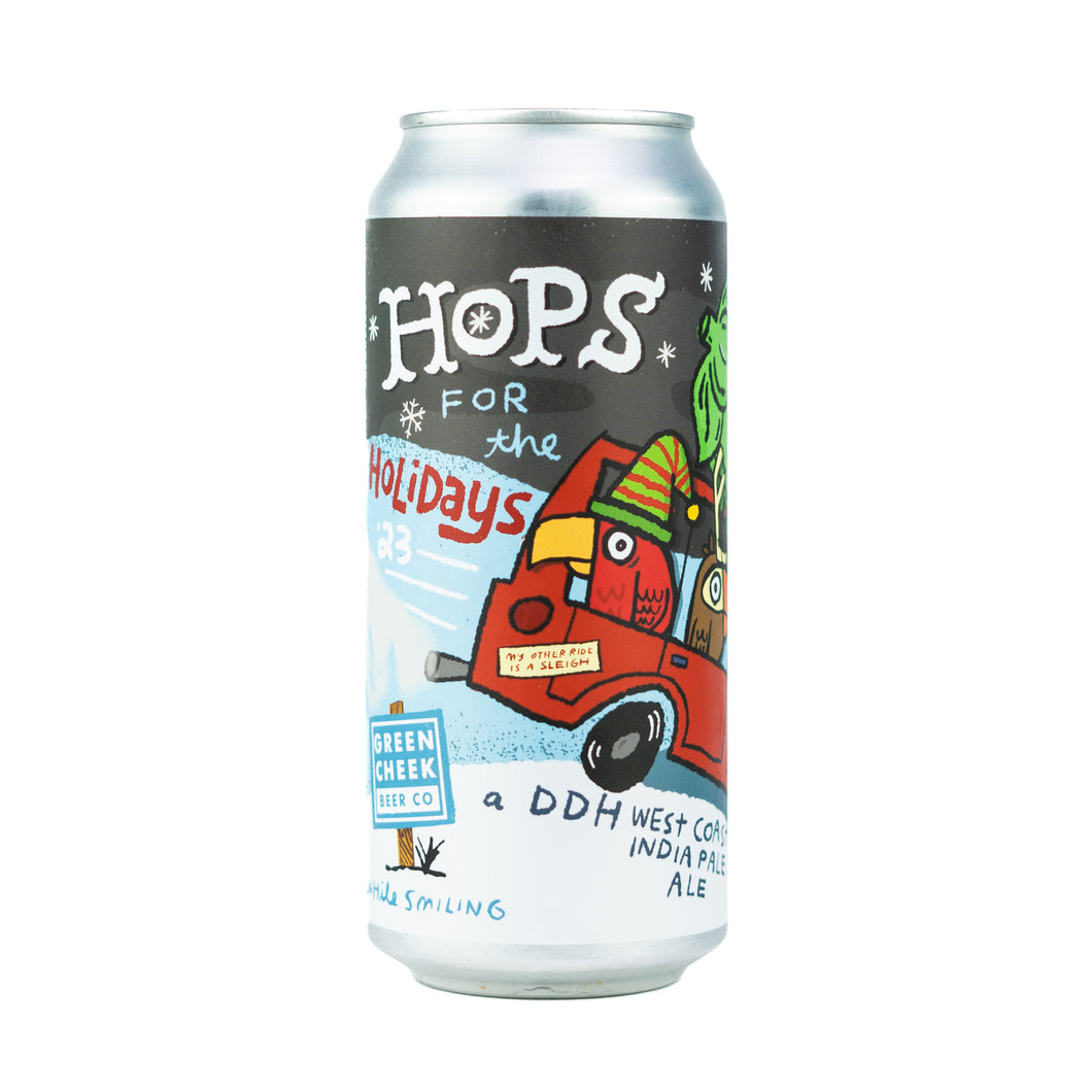 Hops For The Holidays '23 4pk $18 // Collab w/ @northparkbeerco // DDH West Coast IPA w/ Citra & Nelson, 7.5% abv