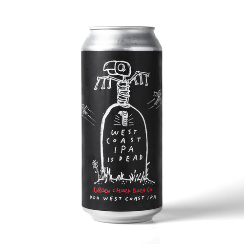 DDH West Coast IPA Is Dead '25 4pk $18 // DDH West Coast IPA w/ Mosaic Cryo, Citra Cryo, Simcoe Cryo & Citra Dynaboost, 7.2% abv - Canned on 10/30