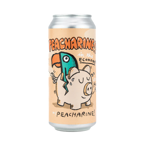 Peacharine!? In This Economy?! 4pk $16 // A West Coast Pils w/ 100% Peacharine Hops, 5.4% abv - Canned on 5/20