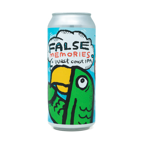False Memories 4pk $16 // West Coast IPA w/ Citra, Mosaic & Krush, 7% abv - Canned on 8/29