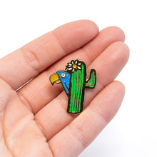 Load image into Gallery viewer, Cactus Cheeky Enamel Pin