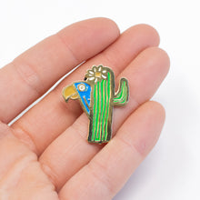 Load image into Gallery viewer, Cactus Cheeky Enamel Pin