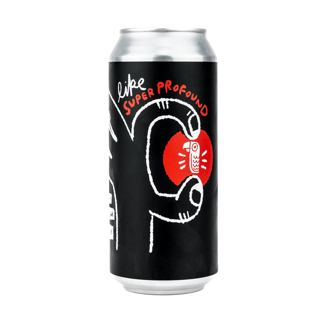 Like Super Profound 4pk $14 // A Japanese-Inspired Rice Lager, 5% abv - Canned on 2/27