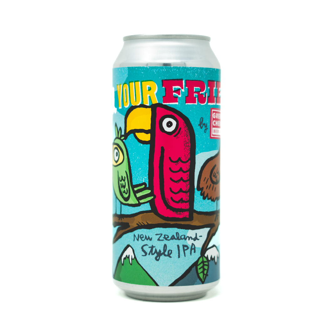 All Your Friends 4pk $16 // New Zealand-style IPA w/ Nelson, Lilikoi, & Krush, 7% abv - Canned on 3/21