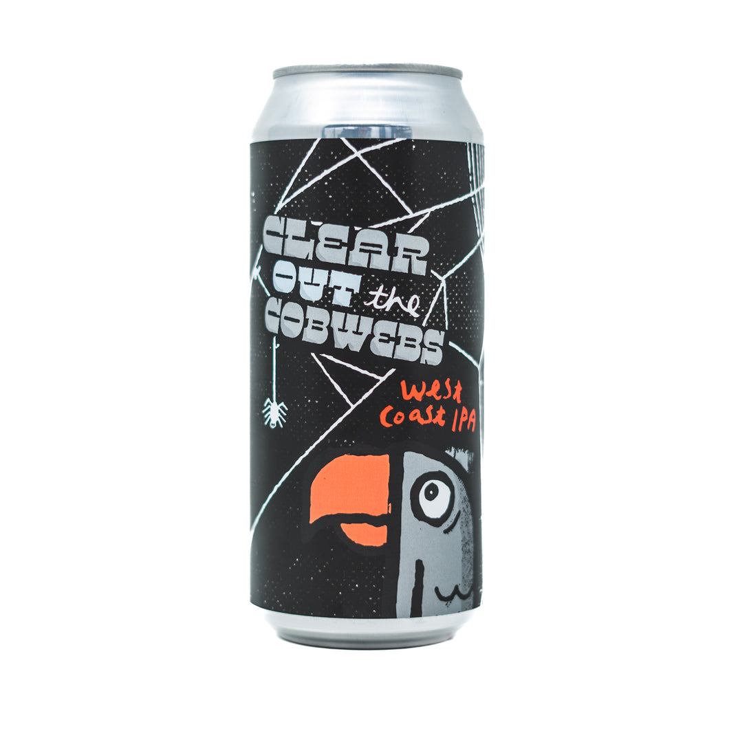 Clear Out The Cobwebs 4pk $16 // West Coast IPA w/ Amarillo, Chinook & Strata, 7% abv