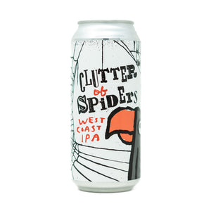 Clutter of Spiders 4pk $16 // West Coast IPA w/ Citra & Strata, 6.8% abv