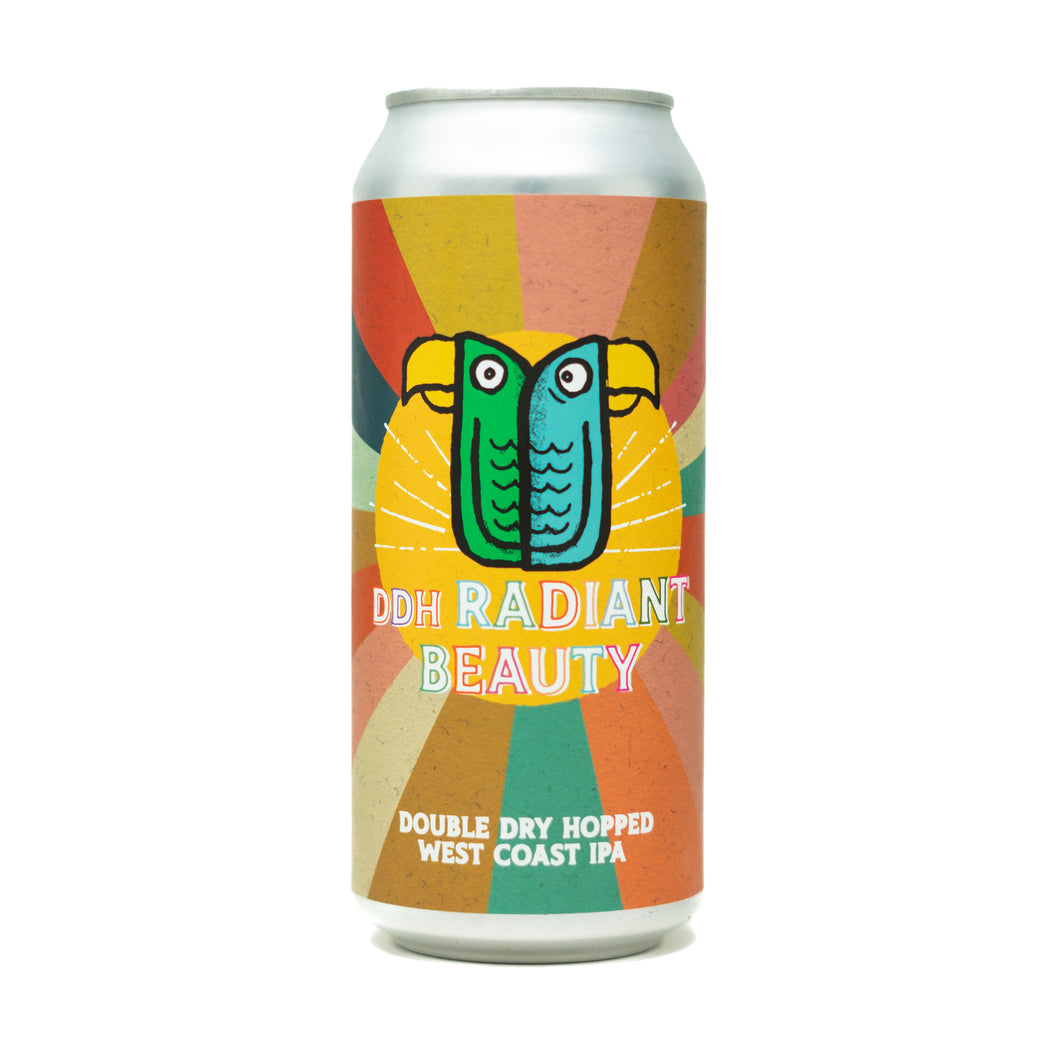 DDH Radiant Beauty 4pk $18 // DDH West Coast IPA w/ Citra, Mosaic, & Simcoe, 6.7% abv - Canned on 3/17