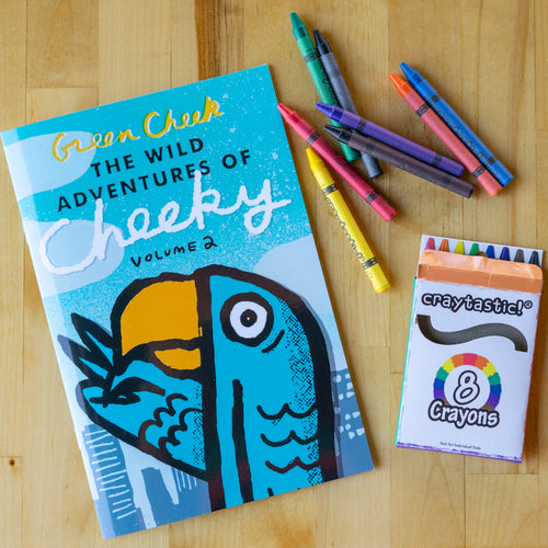 The Wild Adventures of Cheeky Coloring Book