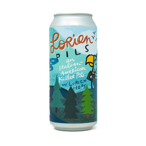 Lorien Pils 4pk $14 // Italian-American Keller Pils w/ Lorien Hops, 5.4% abv