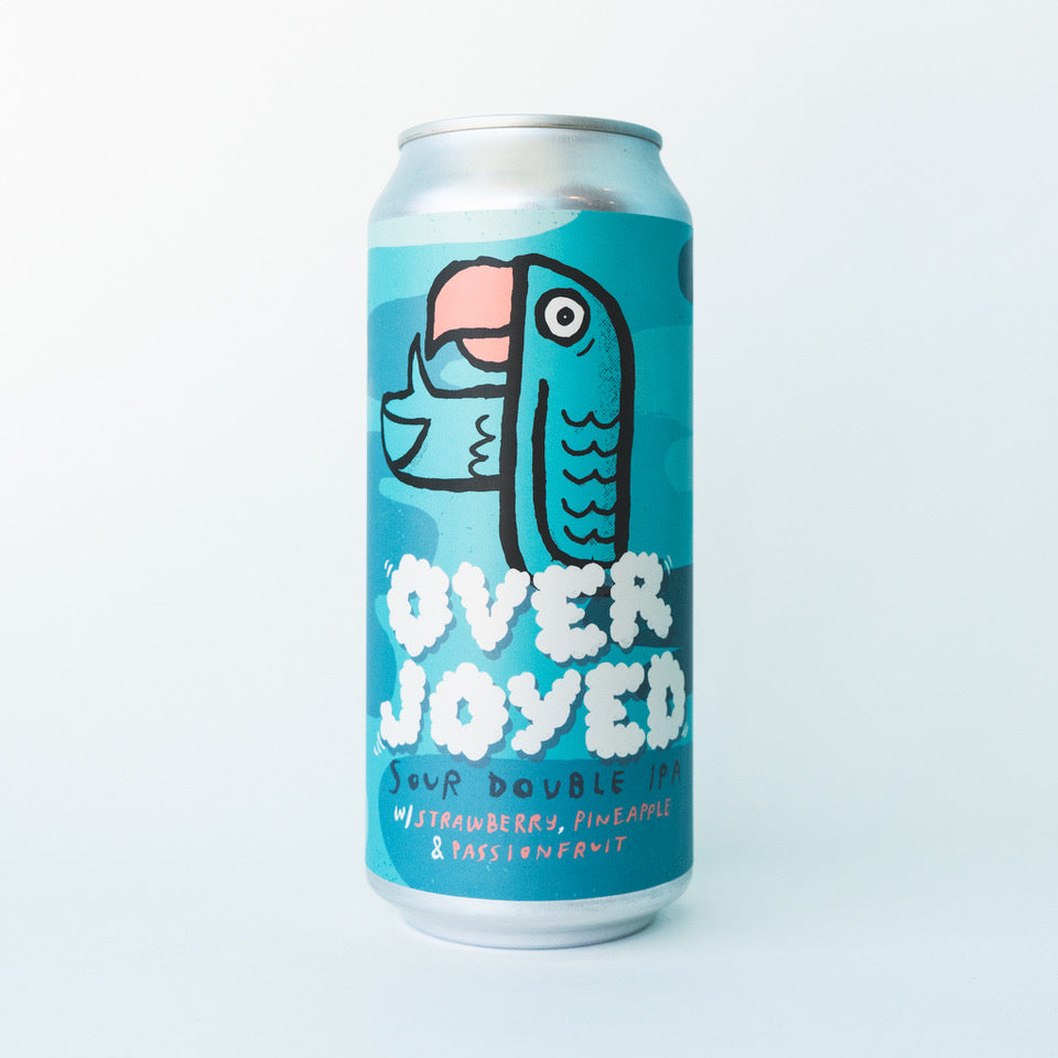 Overjoyed 4pk $23 // Sour DIPA w/ Strawberry, Pineapple & Passionfruit 8.6%abv