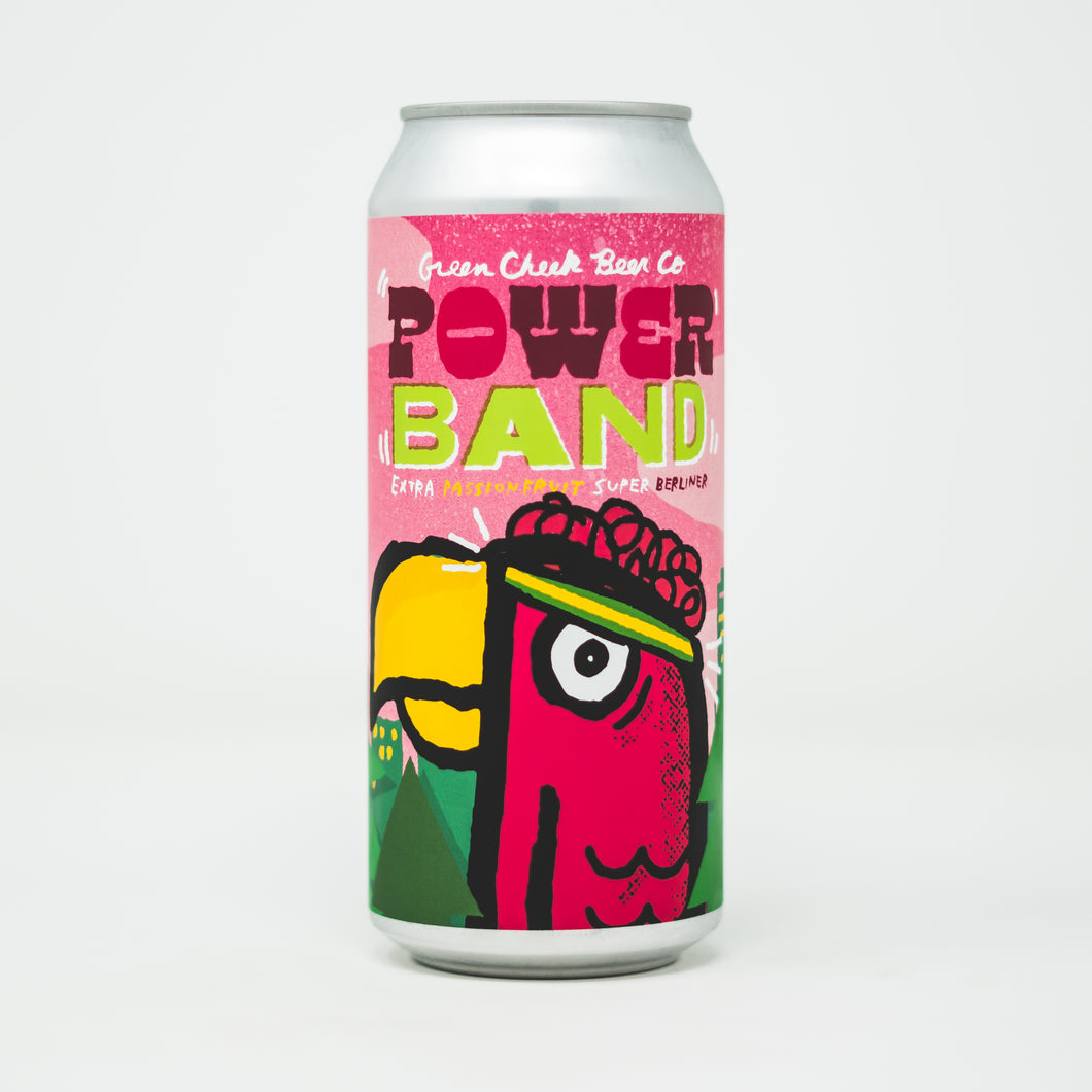 Power Band 4pk $22 // Extra Passionfruit Super Berliner 9.0% abv